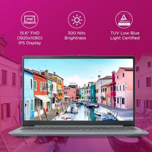 Lenovo IdeaPad Slim 3 12th Gen Intel Core i5-12450H 15.6 inch (39.6cm) FHD Laptop (16GB RAM/512GB SSD/Windows 11/Office Home 2024/1Yr ADP Free/Grey/1.62Kg), 83ER00KPIN 2