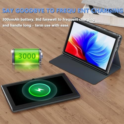 ZZB 7" Android Tablet, 8GB RAM (4GB Expandable), 32GB ROM Tablets, Support 1TB MicroSD, Dual Camera, 5G WiFi-6 Android Tablet with Case, 7 Inch Tablets + 2025 Case 4