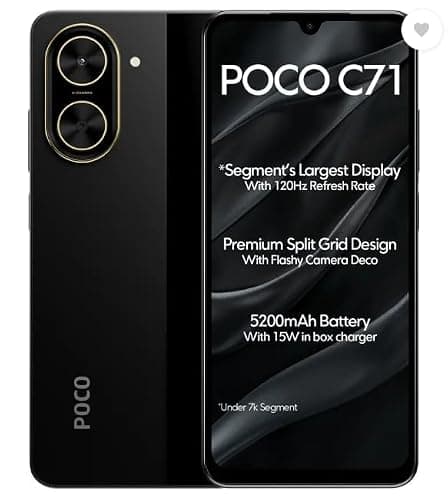 POCO C71, Power Black (4GB, 64GB) 2