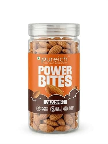 PUREICH Premium Dry Fruits Combo Pack | California Almonds 500gm & Whole Cashew Nuts 500gm | Fresh Crunchy Kaju Badam | Healthy Snacks | Protein Rich Daily Nutrition Pack 3