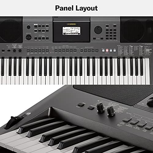 Yamaha PSR-I500 Portable Keyboard – 61 Keys, Indian & Western Tones, Built-in Rhythms, Songs & Lesson Function, Includes Power Adapter, Ideal for Learning & Performance 5