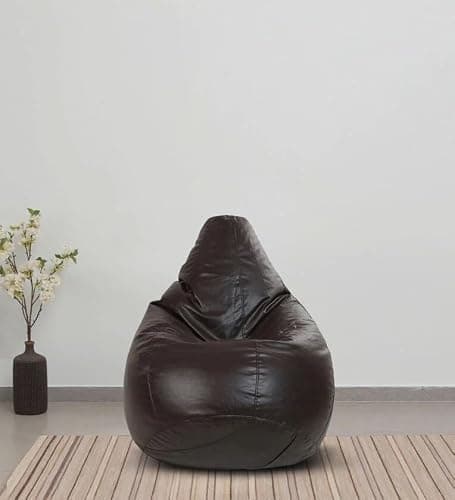 caddyFull Large Bean Bag Cover Without Beans (Brown) 2