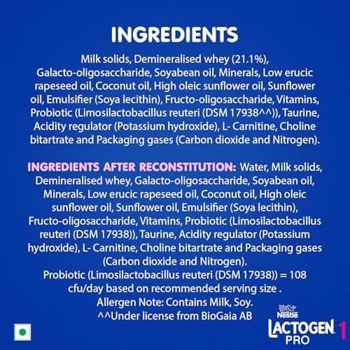 Lactogen Pro 1 Powder, 1.2Kg Pack, 0-6 Months, Infant Formula With Probiotic And Prebiotics 5