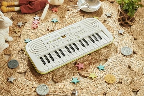 Casiotone Mini Keyboard SA-50 with Piano tones, White 3