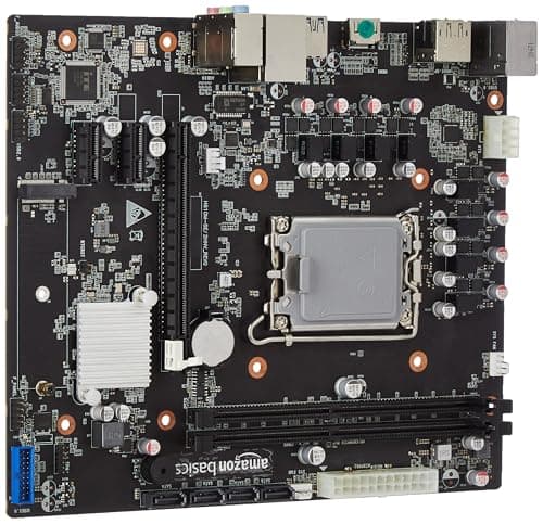 Amazon Basics Desktop Motherboard H610 | Intel LGA 1700 Socket | Supports 12th/13th/14th Gen Intel Core Series Processors | DDR4 Compatible | Supports DDR4 3200MHZ | 3-Years Warranty (First in India) 4