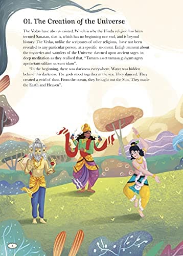 365 Stories from the Vedas: The Upanishads and the Puranas - Indian Mythology Storybook for Kids | Ancient Indian Wisdom | Spiritual Tales | Life Lessons | Colourful Illustrated for Children 3