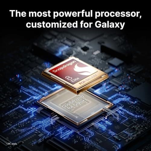 Samsung Galaxy S25 Edge 5G (Titanium Silver, 12GB RAM, 256GB Storage) | Snapdragon 8 Elite for Galaxy Processor | 200MP + 12MP Dual Rear Camera | 12MP Front Camera | 3900mAh Battery | AI 5G Smartphone 5