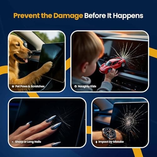 ARMOUR GUARDS Touch Screen Protector for Volkswagen Virtus 10.1 Inch Infotainment System (Transparent) Navigation Screen Virtus Accessory (Not A Tempered Glass) 3