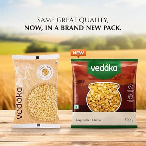 Amazon Brand - Vedaka Popular Chana Dal, 500g 2