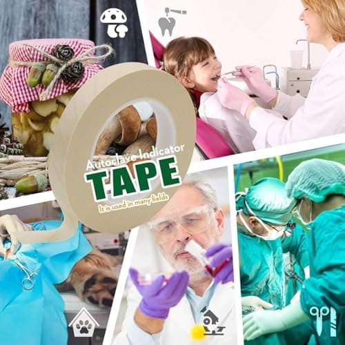 Gadget Deals- Autoclave Tape | Sterilization Tape | Sterilization Tape for hospital | 19mm x 50m- autoclave indicator strips 3