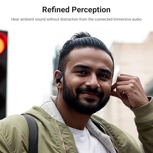 ZEBRONICS PODS O, Wireless Open-Ear Earbuds, OWS, 40 Hrs Backup, Neodymium Drivers, Ultra Comfort Fit, Quad MIC ENC, Rapid Charging, Bluetooth, Dual Pairing, Flash Connect, Low Latency Gaming (Black) 3
