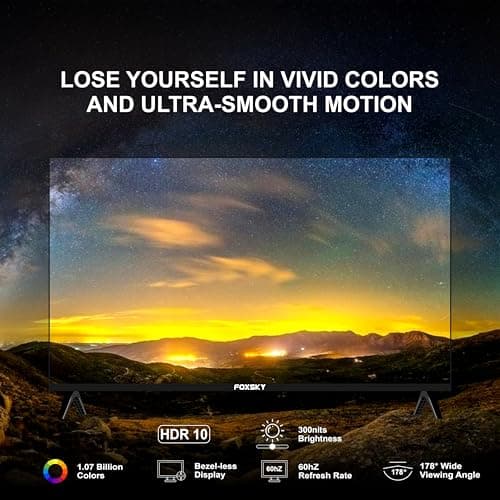 Foxsky 127 cm (50 inches)4K UHD QLED Smart TV (WebOS) TV 50FSVS (Black) 3