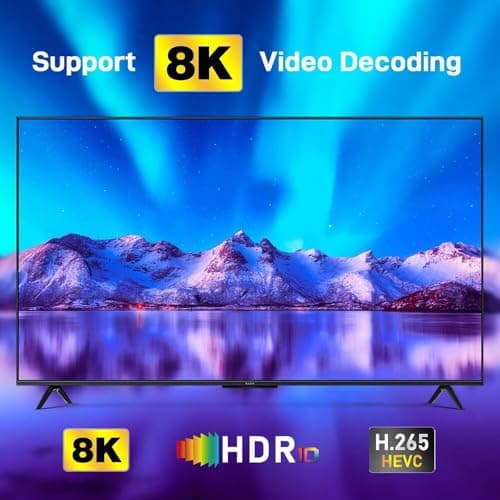 Carors M1 Max Android 13.0 TV Box, Powerful RK3528 Processor, 4K HD, Dual Band WiFi + Bluetooth 5.0 Support, 4GB RAM, 32GB ROM, 4