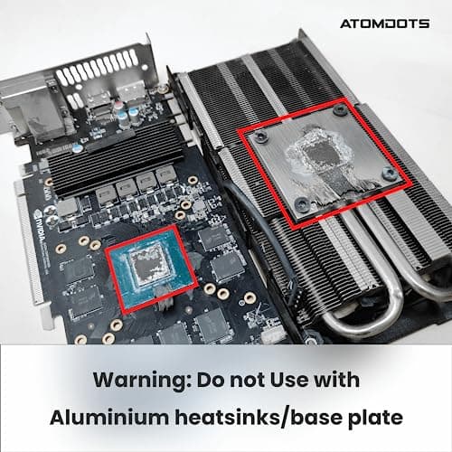 ATOMDOTS M79 - Liquid Metal Thermal Interface Material (Tim) | 79 W/m*K | Subzero Overclocking™ - (1.0 Gram) for Thermal Conductivity All Coolers-While Overclocking CPU/GPU/PS4/PS5/Xbox (Stage-2) 4