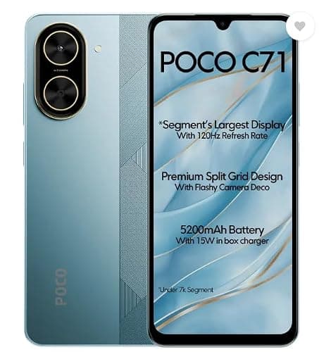 POCO C71, Cool Blue (4GB, 64GB) 2