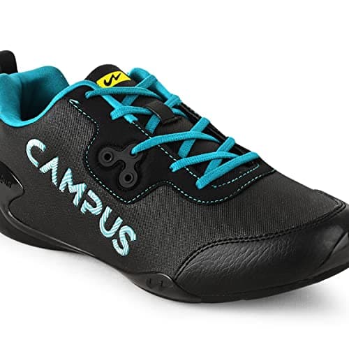 Campus Men Camp ZYLON Sneakers BLK - 7UK/India, Black 4