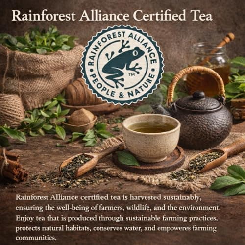 Sancha Tea Boutique, Ginger Green Tea, 100g Loose Leaves, Real Adrak Chai, Spiced Wellness Blend, Low Bitterness, Premium Green Tea India 4