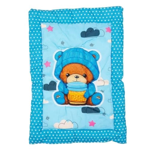 Credence NEW Born Baby GODADI Pack of 2 C0MB0 Set Soft Cotten GODADI/GODARI/Baby Bed/Crib Sheet/Cartoon MAT Baby GODADI/Bedding Set/MALTICOLOUR 3