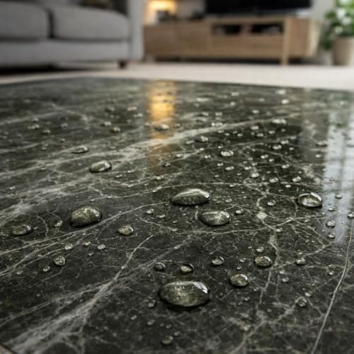 RIVUGJA Peel and Stick Marble Floor Tiles Self Adhesive Waterproof Vinyl Flooring Sheets Non Slip Tile Stickers for Kitchen Bathroom Living Room Home Decor Upgrade (10 pcs) 4