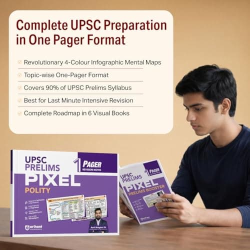 Arihant UPSC Prelims 1 Pager Revision Notes History | Quick Revision Guide for Civil Services Preliminary Exam | Concept, Facts Infographics | PYQ-Based Insights | Fast Revision for UPSC IAS Prelims 3