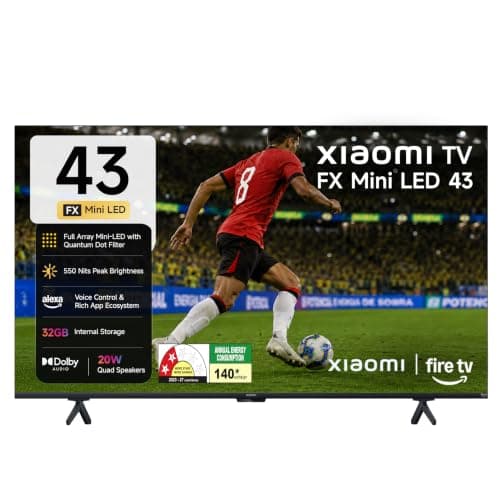 Xiaomi 108 cm (43 inches) Smart TV QD-Mini LED Fire TV L43MC-FSMIN