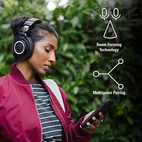 Audio-Technica Ath-M50Xbt2 Bluetooth Wireless Over Ear Studio Headphones (Black) (Limited) 5