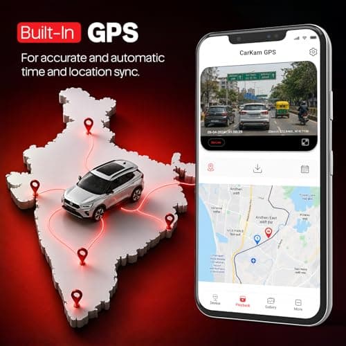CP PLUS Dash Cam for Car CP-F89B | True 4K 8MP Dual Dashcam Front and Rear Camera | Sony STARVIS 2 IMX678 | Built-in GPS | WiFi (AP Mode) Dashcam | 3" Display | WDR Night Vision | Supports 1TB SD Card 5