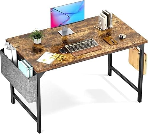 VISBY INDIA Office Computer Table for Home/Writing Desk for Office Table/Folding Table for School/Folding Study Table/Work from Home Computer Table (Woods Desk) 4