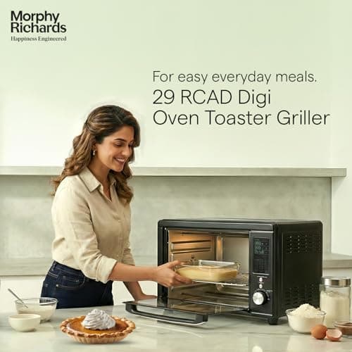 Morphy Richards Digital OTG|Capacity - 29 Litre with 13 Preset Menu|Rotisserie,Convection,In-Built Air-Fryer & Dehydrator Function|2-Yr Warranty 3