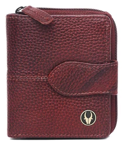 WildHorn Genuine Leather Women’s Wallet – Bi-Fold Clutch with 7 Card Slots, Cash Compartment & Zip Pocket (Bombay Brown) 3