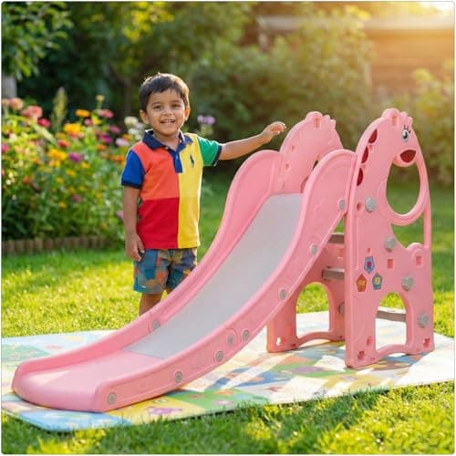 Toyzone B-Rex Dinosaur Slide for Kids | Baby Play Slide | Indoor & Outdoor Kids Slider | Easy Assembly | Safe Rounded Design | BIS Certified | Made in India | Kids Slide for 2-10 Years, Upto 70 kgs 5