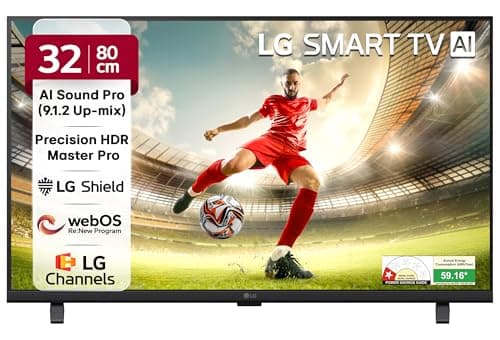 LG 80 cms (32 inches) LB650 AI Series HD Smart webOS VA LED TV 32LB650BPLA