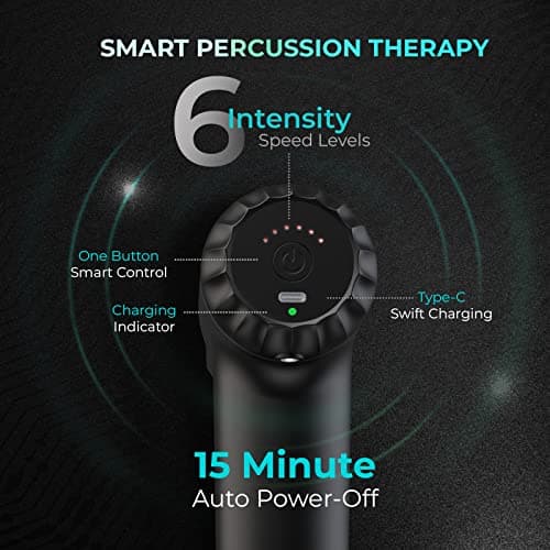 beatXP Bolt Deep Tissue Massage Gun | Percussion Muscle Massager for Full Body Pain Relief of Neck, Shoulder, Back, Foot for Men & Women Up to 1 Year Warranty by beatXP (Black) 4