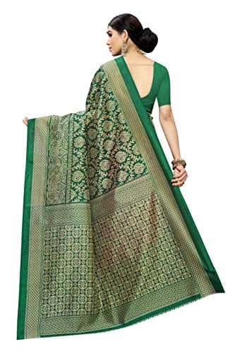 Yashika venkatagiri art silk with blouse piece Saree (SDPL-METRO_ Pink_ Free Size) 4