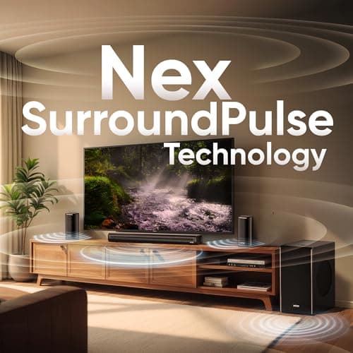 Mivi Nex 650 Soundbar [New Launch], 650 Watts, 5.1 Channel System with Sound bar, Satellite Speakers and Subwoofer, Nex Surround Feel Technology, Multiple Input Modes, Made in India 4