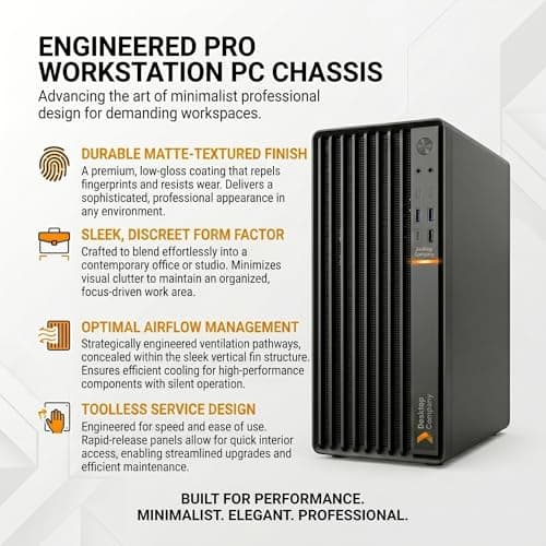 Business Desktop PC | Core i5 GEN4 Turbo 4590 3.30Hz | 16GB RAM | 512GB M.2 SSD | Windows 11 Pro & MS Office 2021 | WiFi 6 & Bluetooth | Type-C Port | Premium Metal Body | 2 Year On-Site Warranty 4