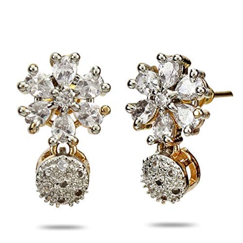 YouBella Jewellery Set for Women Combo of Necklace Set with Earrings, Bracelet and Ring for Girls and Women (White) 6