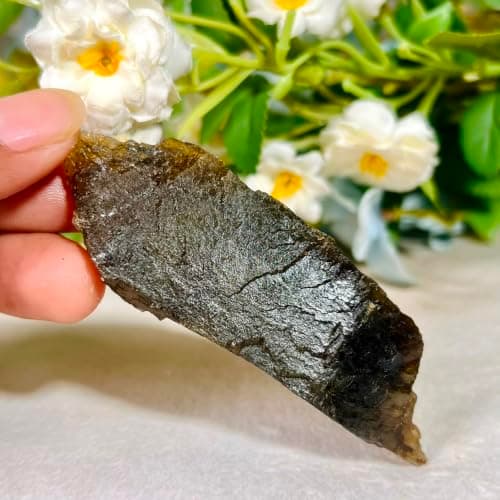 Natural Amazon Labradorite Freeform | 65g Polished Labradorite Display Stone | Flashy Healing Crystal | Collector Mineral | Gift from India 4