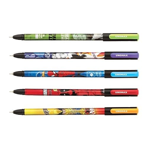 Unomax Disney Gel Pen | Waterproof Ink | Trendy And Attractive Disney Designs | Pack of 20 (Blue)