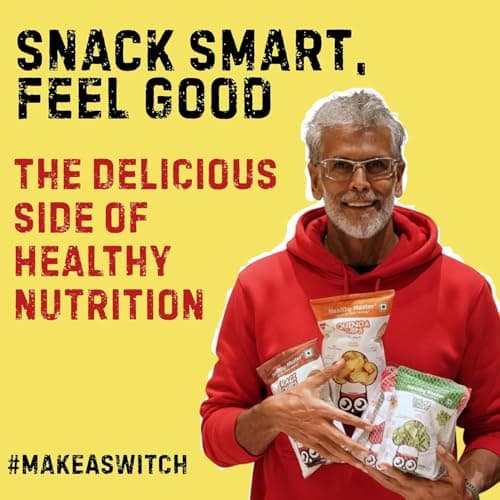 Healthy Master High Protein Chips Combo 210g (7x30g) | Vegan & Gluten Free Snacks | No Preservatives | Made with Ragi, Quinoa, Oats, Beetroot, Palak, Jowar & Soya | No Palm Oil 4