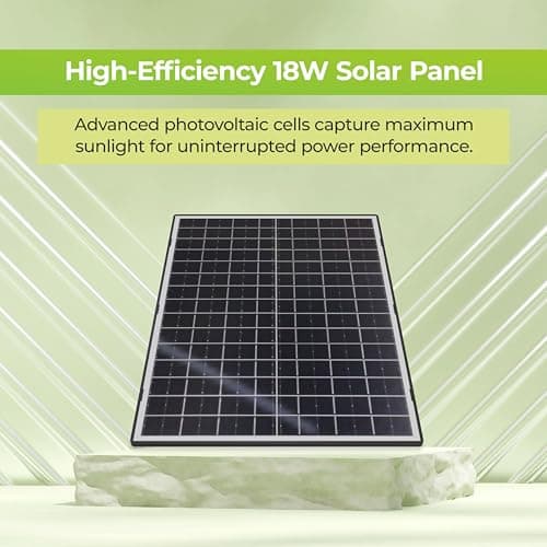 Trueview 13500mAh Solar Power Bank with Panel, Portable Charger for Wireless CCTV & Outdoor Security Cameras, Battery Pack for Camping, Hiking, Travel & Emergency Use 2