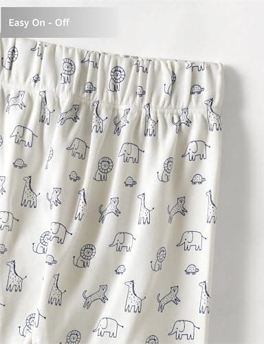 Amazon Brand Symbol Unisex Baby 100% Cotton Soft Elasticated wasitband Pyjama (Pack of 3) (SK-BPJ-SS26-2006 (0-24m)_WNWSNS_0-6 M) 3