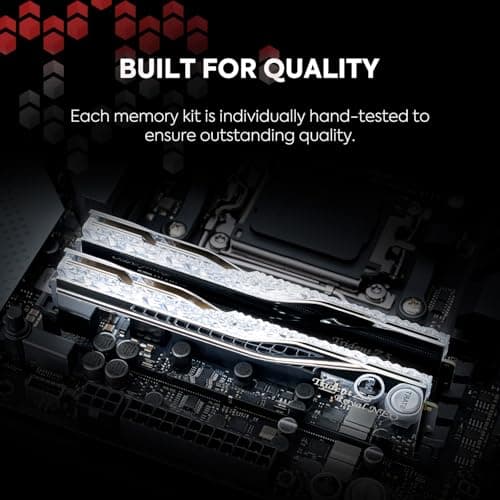 G.SKILL Trident Z5 Royal Neo Series (AMD Expo) DDR5 RAM 32GB (2x16GB) 6000MT/s CL28-36-36-96 1.40V Desktop Computer Memory UDIMM - Silver (F5-6000J2836G16GX2-TR5NS) 5