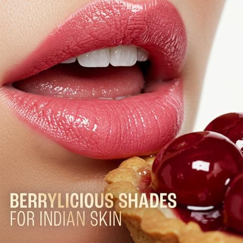 Lakme Lip Love Care Stick Cherry, with 10% Vitamin E Complex, nourished with Shea & Cocoa Butter and enriched with Almond & Jojoba Oil for 24hr moisturization in just 1 swipe, with SPF 15, 4.5g 5