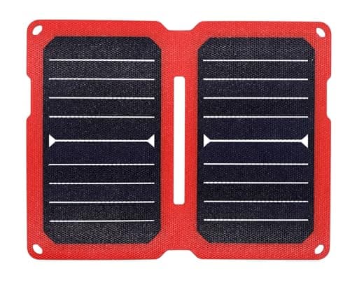 SARRVAD 10W Solar Phone Charger – Foldable Solar Panel with USB Output (5V/2A) to Charge Mobiles & Tablets | Lightweight, Waterproof for Outdoor, Hiking, Emergency Use