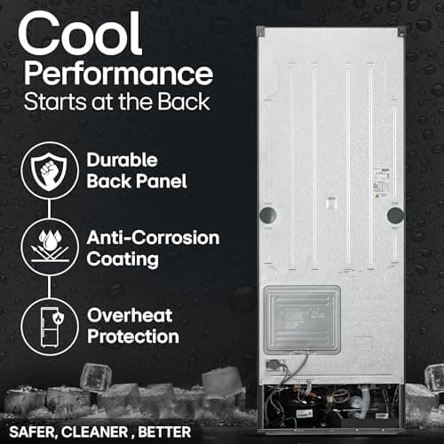 LG Smart Choice, 343 L, 3 Star, Frost-Free Smart Inverter Double Door Refrigerator (GL-S382SDSX, Dazzle Steel, Convertible with Express Freeze) 6