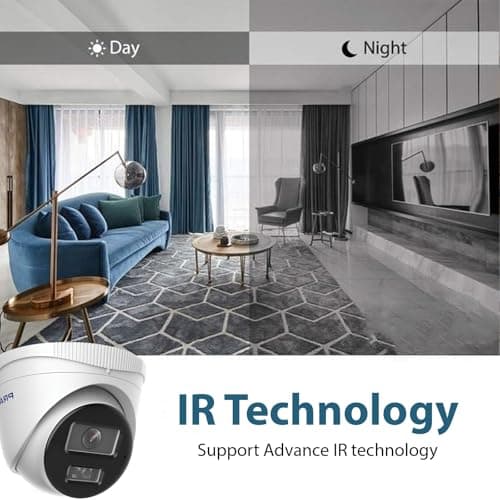Prama PT-NC143D3-N(D2) 4MP Fixed Turret Network Camera | Ultra HD 2560×1440 | IR Night Vision 30m | Inbuilt Audio | PoE Support | IP67 Weatherproof CCTV Camera | Included PVC Stickers 4