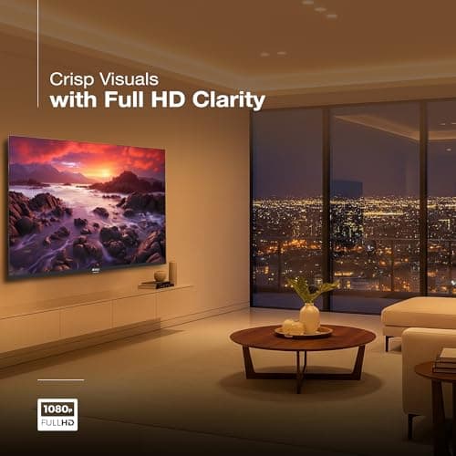 SANSUI 109cm (43) Full HD Collita Smart TV with IPS Panel, Dolby Audio, Surround Sound, 60Hz Refresh Rate, Coolink JSW43CSFHD (Black) 2