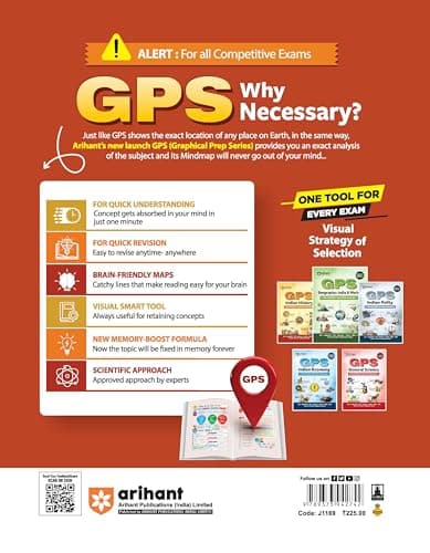 Arihant GPS Indian History Book 2025 | GS and General Knowledge for UPSC, IAS, State PCS, SSC, Railway, Police, NDA, CDS and Competitive Exams | English Medium 2