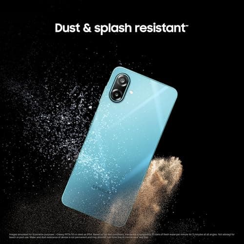 Samsung Galaxy M17e 5G Mobile (Blitz Blue, 6GB RAM, 128GB Storage) | Smoothest 120 Hz Refresh Rate| Monster 6000 mAh Battery | IP54 | 6 Gen OS Upgrades | AI | Gemini Live | Without Charger 5